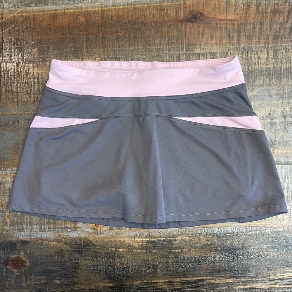 Champion Gray and Pink activewear athletic Mini Skirt